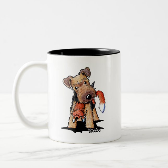 KiniArt Welsh Terrier Mugg (Vänster)