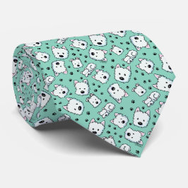 KiniArt Westie Älskare Slips