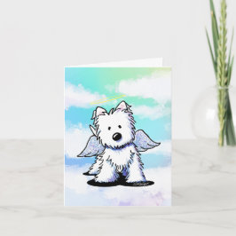 KiniArt Westie Angel Kort