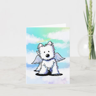 KiniArt Westie Angel Kort