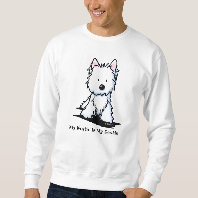 KiniArt Westie Bestie Sweatshirt (Framsida)