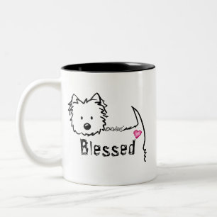 KiniArt Westie BLESSED Mugg