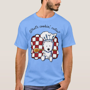 KiniArt Westie Chef T Shirt