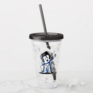 KiniArt Westie Crooner Akryl Tumbler Take Away Mugg