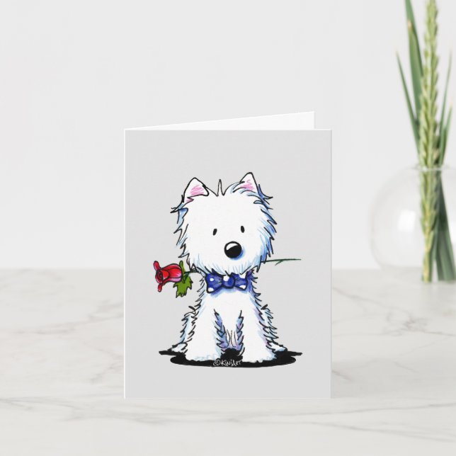 KiniArt Westie Gent Kort (Framsida)