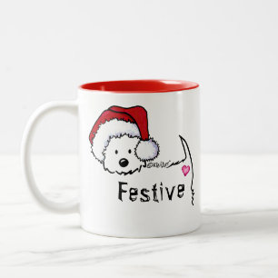 KiniArt Westie God Jul Mugg