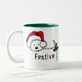 KiniArt Westie God Jul Mugg