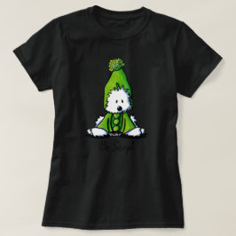 KiniArt Westie Hund Pea T-Shirt