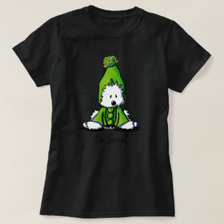 KiniArt Westie Hund Pea T-Shirt