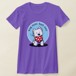 KiniArt Westie Hund T Shirt