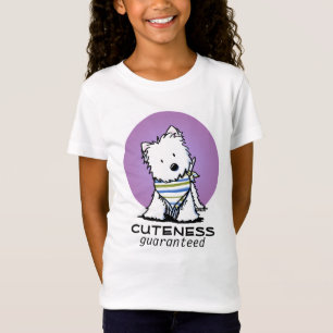 KiniArt Westie i Scarf T Shirt