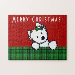 KiniArt Westie-jul Pussel