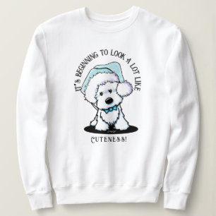 KiniArt Westie jul sweatshirt T Shirt