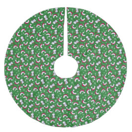 KiniArt Westie juldukmatta Julgransmatta Borstad Polyester