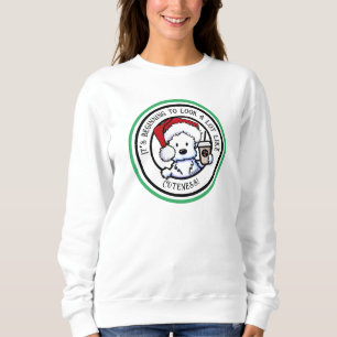 KiniArt Westie Julkaffe T Shirt