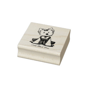 KiniArt Westie LBD Stämpel