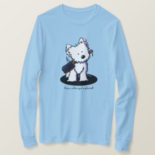KiniArt Westie pälsvårdare T Shirt