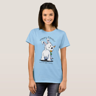 KiniArt Westie Påsk Bummy T-shirt