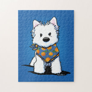 KiniArt Westie Peach Pussel