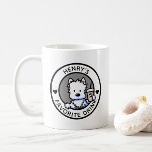 KiniArt Westie Personlig mugg