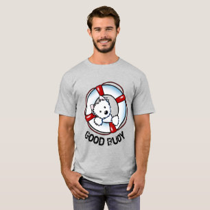 KiniArt Westie Rescue Hoodie T Shirt