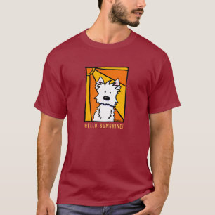 KiniArt Westie Sunshine T-Shirt