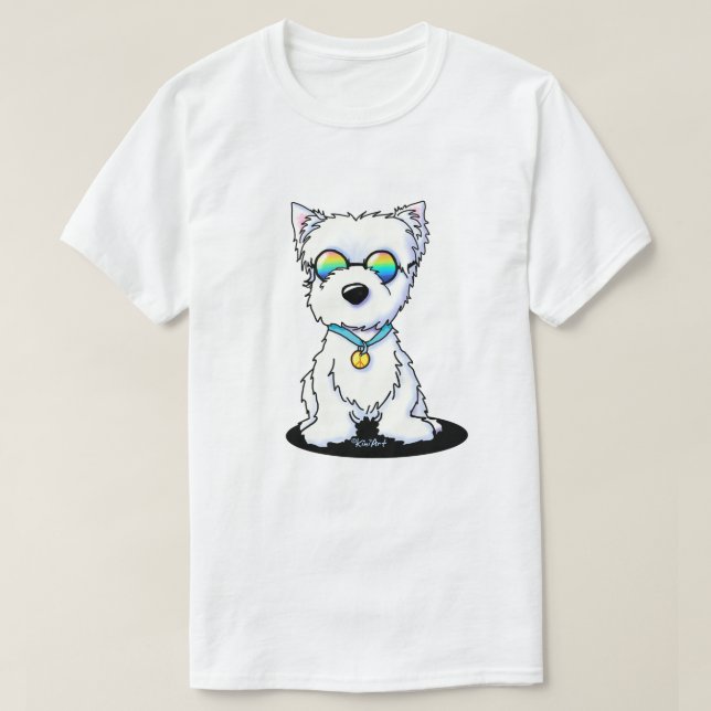 KiniArt Westie T-Shirt (Design framsida)