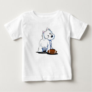 KiniArt Westie Tailgate Baby Bodykostym T Shirt