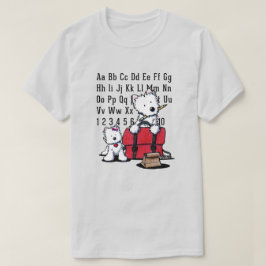 KiniArt Westie Tillbaka till skolan T Shirt