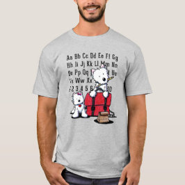 KiniArt Westie Tillbaka till skolan T Shirt