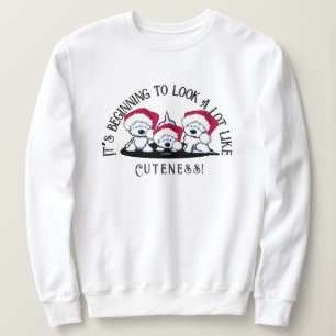 KiniArt Westie Trio Jul Sweatshirt T Shirt