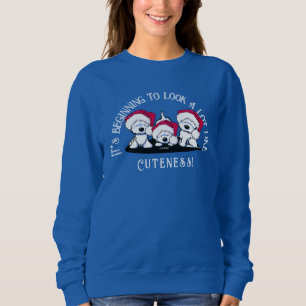 KiniArt Westie Trio Jultröja T Shirt