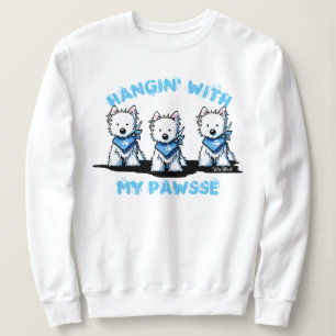 KiniArt Westie Trio My Pawsse T Shirt