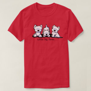 KiniArt Westie Trio T Shirt