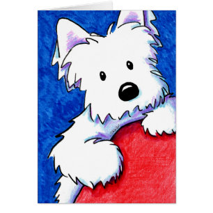 KiniArt Westie Wendell OBS Kort