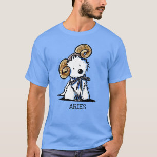 KiniArt Westie Zodiac Väduren T-Shirt