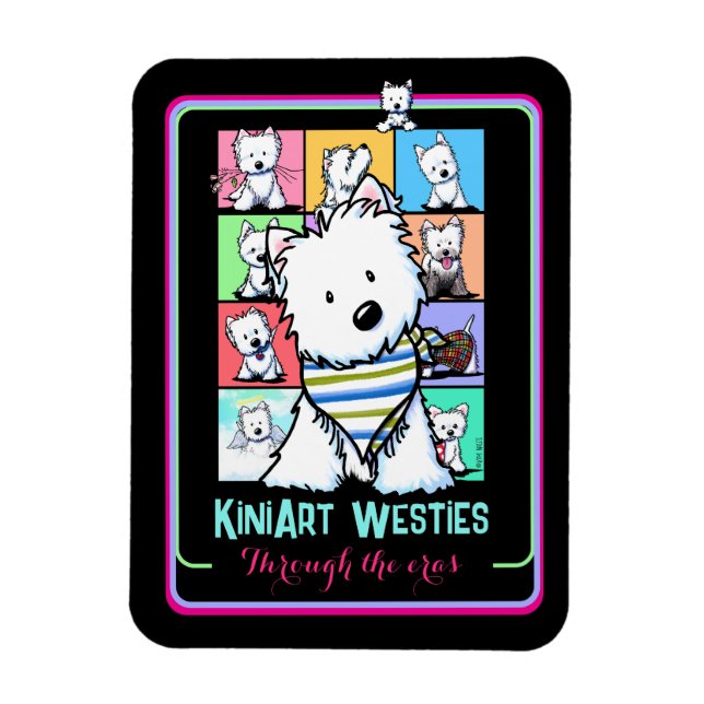 KiniArt Westies Eras Magnet (Vertikal)