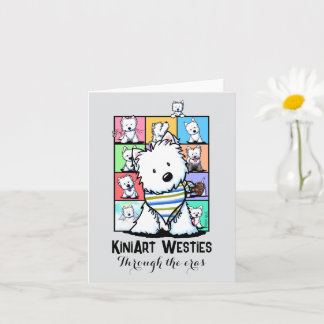 KiniArt Westies Eras Vikad Välkomstkort Kort