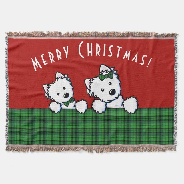 KiniArt Westies-jul Filt (Framsidan)