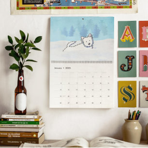 KiniArt Westies-kalender Kalender