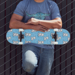 KiniArt Westies Mini Skateboard Bräda 18,5 Cm