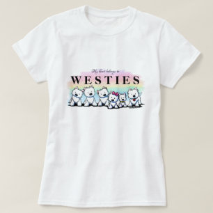 KiniArt Westies T Shirt