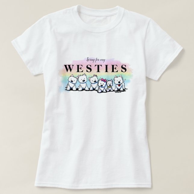 KiniArt Westies T Shirt (Design framsida)