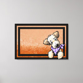 KiniArt Wheaten Terrier Puppy Canvastryck