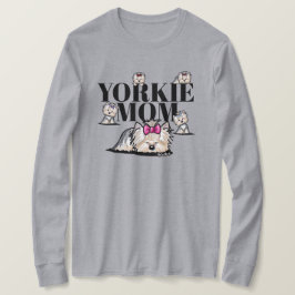 KiniArt Yorkie Mamma T Shirt