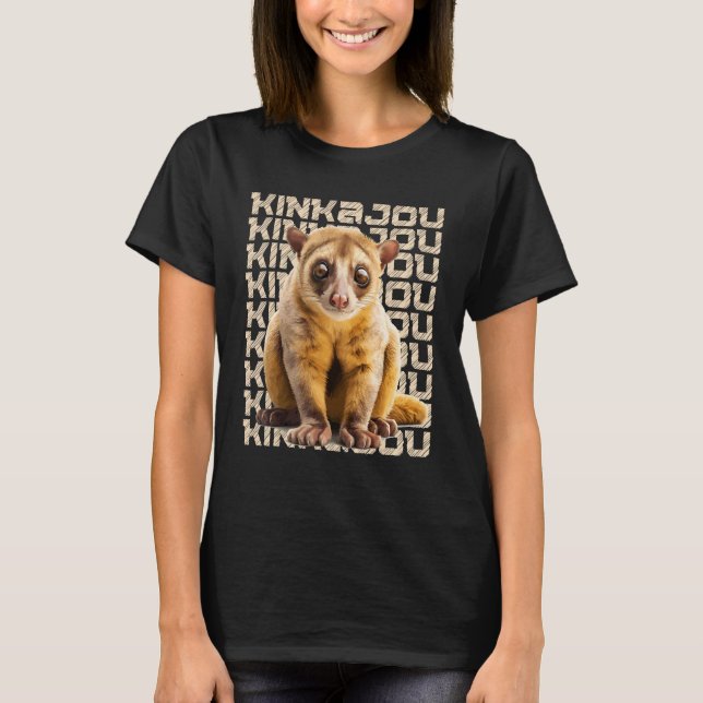 Kinkajou Animal Kinkajou T Shirt (Framsida)