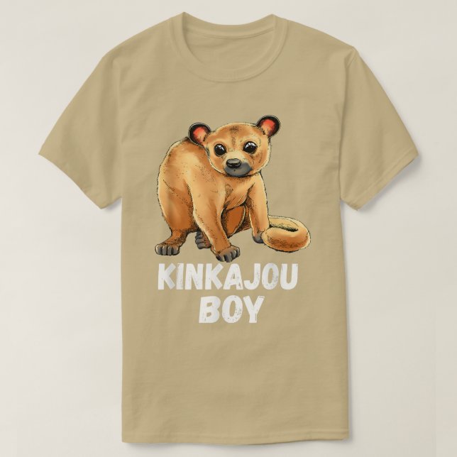 Kinkajou Boy Night Walker Mammal Night Ape Man Hon T Shirt (Design framsida)