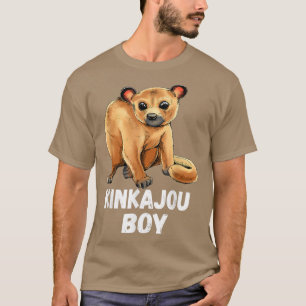 Kinkajou Boy Night Walker Mammal Night Ape Man Hon T Shirt