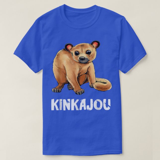 Kinkajou Honung Bear Night Walker Prehensile Anima T Shirt (Design framsida)