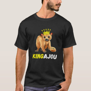 Kinkajou Kung Krona Throne Prehensile Animal Natt T Shirt